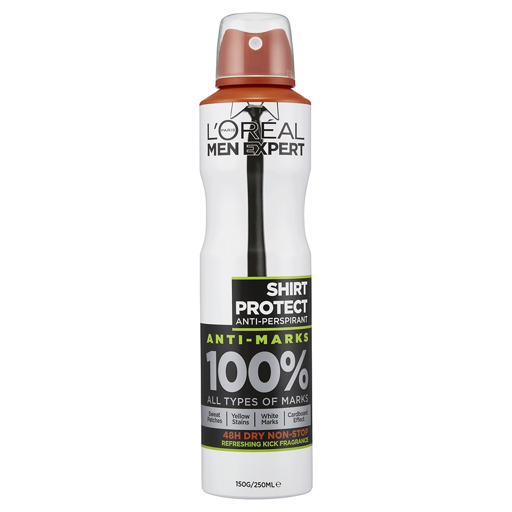 Buy Loreal Men Expert Deodorant Shirt Protect Aerosol 250ml Online at